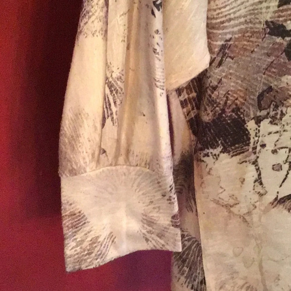 FRENCH BLUE ABSTRACT TOP SIZE M - Picture 3 of 5